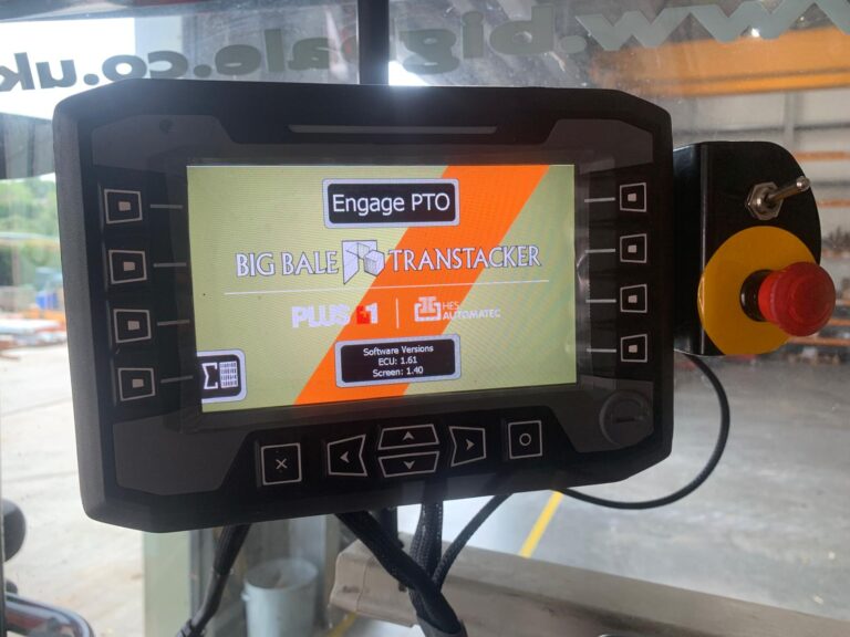 Big Bale Transtacker Control Screen