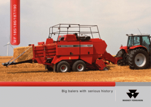 MF 100 Series Large Square Baler Brochure