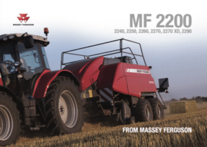 MF 2200 Series Large Square Baler Brochure