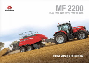 MF 2200 Series Large Square Baler Brochure
