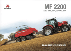 MF 2200 Series Large Square Baler Brochure