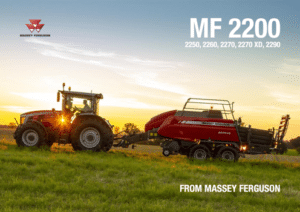 MF 2200 Series Large Square Baler Brochure