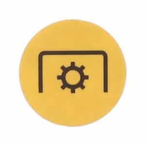 3781792M1 massey ferguson decal pto knob 8240