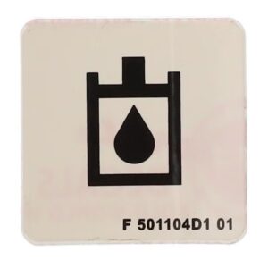 501104D1 massey ferguson decal hydraulic oil