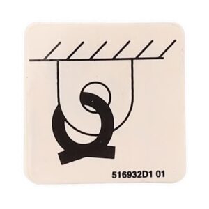 516932D1 massey ferguson decal lifting eye