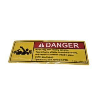 700744853 massey ferguson decal pto danger