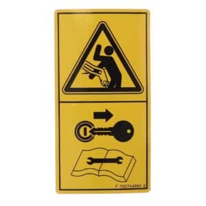 700744861 massey ferguson decal warning ce