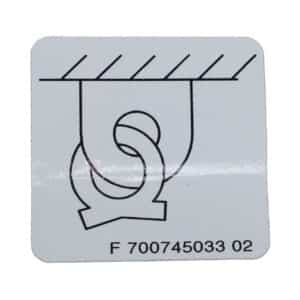 700745033 massey ferguson decal tie down