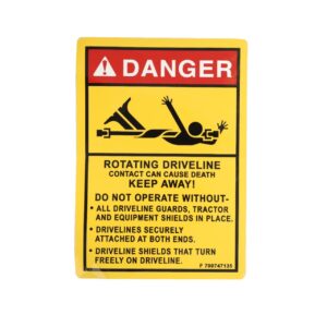 700747135 massey ferguson decal danger pto rotat