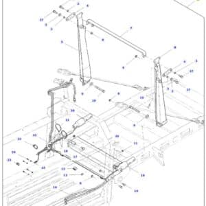 ACX2979360 massey ferguson bale weight kit for lb2224 lb2234 lb2234xd